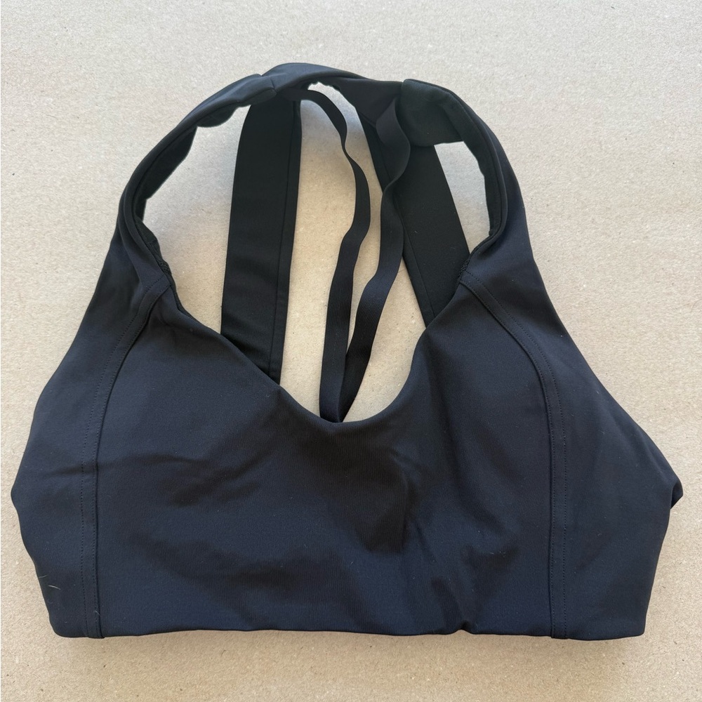 Lululemon — NWOT Black Strappy Sports Bra - Size 8 - Picture 2 of 6